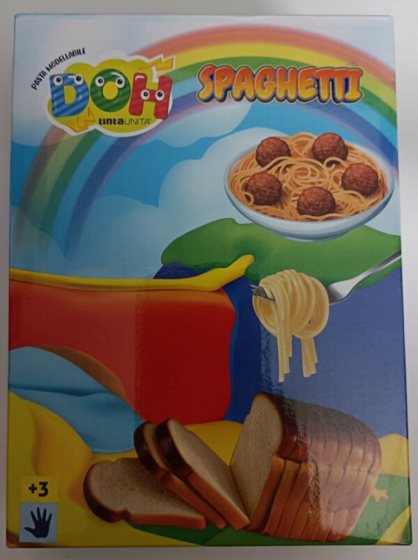 Pasta da modellare Gift Box DOH SPAGHETTI - con accessori