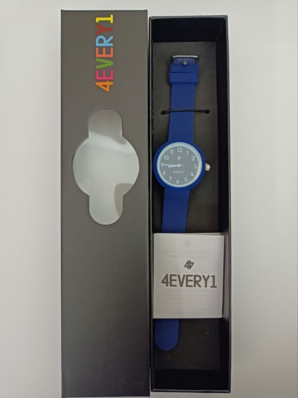 Orologio da polso analogico "Colours" 4Every1 - blu/azzurro