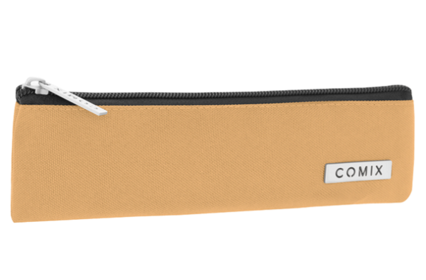 Astuccio 2 penne COMIX senape