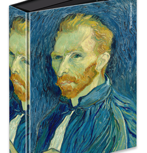 Cartella 3 lembi con elastico - f.to cm 35x50 - dorso 7 - AUTORITRATTO VAN GOGH