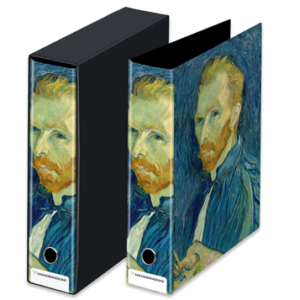 Registratore anelli con custodia dorso 8 cm - AUTORITRATTO VAN GOGH