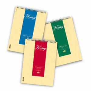 Block notes f.to A4 spiralato - 1 rigo - KING - 60 ff 80 gr