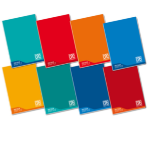 Maxiquaderno Didattico One Color-A4-rigo di 1a-100gr-18+1 fogli-colori assortiti