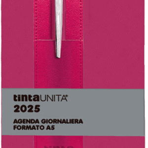 Agenda A5 Giornaliera con pouch portapenna