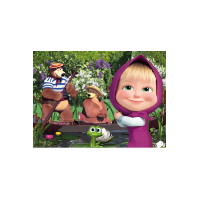 Lisciani Maxifloor Double Face- Masha and the Bear 24pz