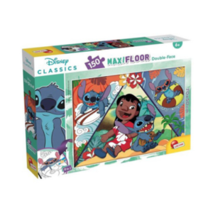 Lisciani Maxifloor Double Face - Disney Classics Lilo & Stitch 150 pz