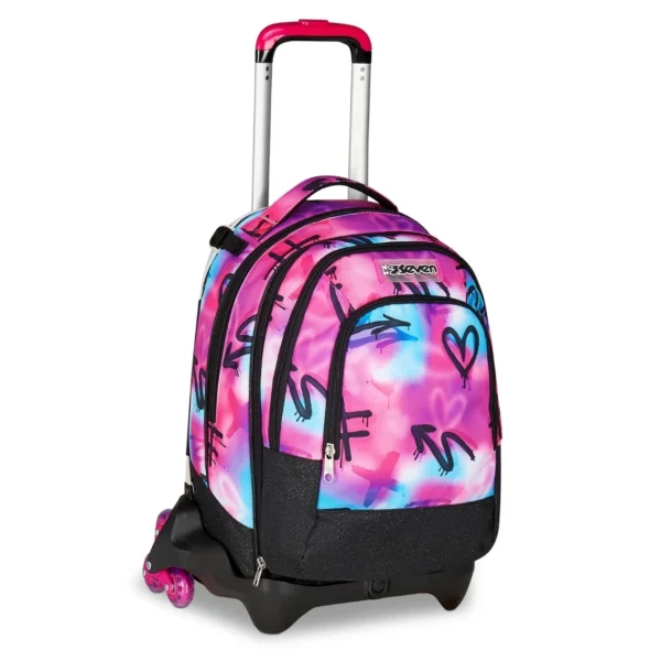TROLLEY JACK Seven® 3 RUOTE DETACH - SPRINT PAINT GIRL