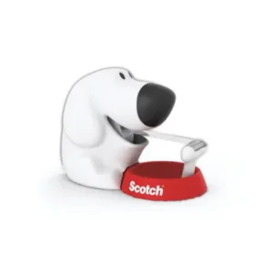 Dispenser Fido - 1 rotolo Scotch Magic 810 1,9 cm x 7,5 m incluso - bianco/nero