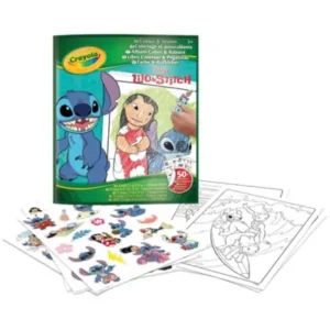 Album da Colorare con Sticker Lilo&Stitch, 32 pagine e 4 fogli di adesivi