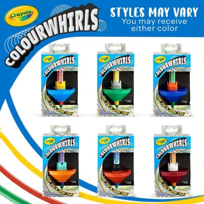 ColourWhirls - la Trottola dei Colori - Set con 1 Trottola - Colori Assortiti