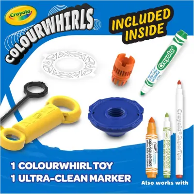 ColourWhirls - la Trottola dei Colori - Set con 1 Trottola - Colori Assortiti