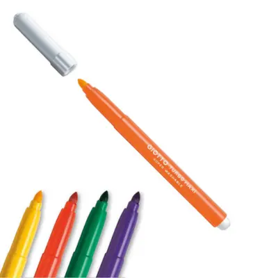 Pennarelli Turbomaxi - punta 5mm - colori assortiti - Giotto - barattolo 48 pz