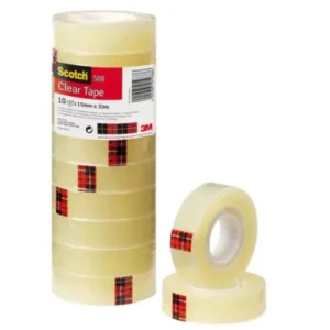 *PROM PACK* Nastro adesivo 508 - 1,5 cm x 33 m - trasparente - Scotch