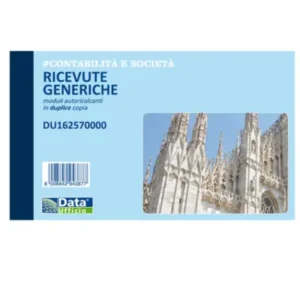 *PROMO PACK* Blocco ricevute generiche - 50/50 copie autoricalcanti - 10 x 16,8 cm - DU162570