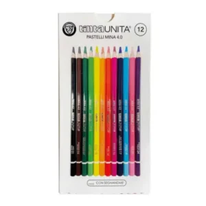 Pastelli in legno TINTA UNITA 4.0 confezione da 12
