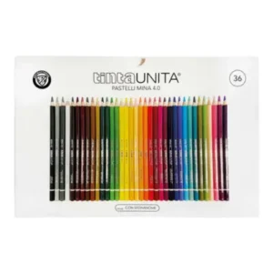 Pastelli in legno TINTA UNITA 4.0 confezione da 36