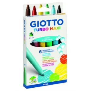Pennarelli Turbo Maxi - astuccio 6 pezzi - colori assortiti