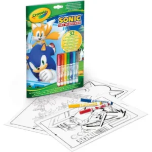 Album attività Disney Sonic - Crayola + pennarelli colorati - Crayola