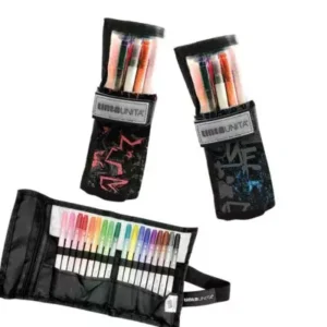 Astuccio Tinta Unita Fantasy a rotolo pennarelli Brush
