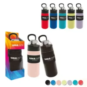 Borraccia Termica Tinta Unita on fascia in silicone 500ml