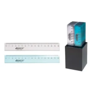 Righello in Kristall-K cm 16 trasparente - trasparente/colori assortiti