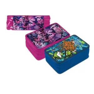 Astuccio Tinta Unita Teen triplo