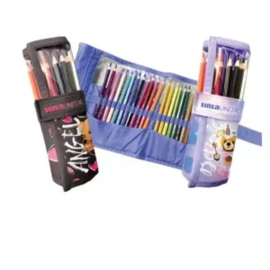 Astuccio Tinta Unita Young Girl a rotolo pastelli