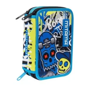 Astuccio triplo Mitama School Skate