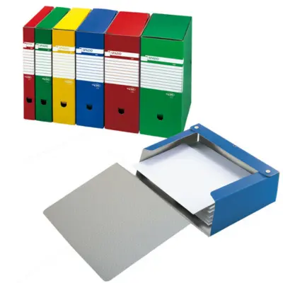 Scatola archivio Spazio - dorso 10 cm - 25 x 35 cm - blu - Sei Rota