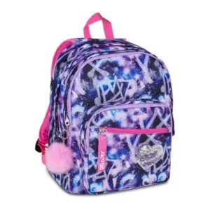 Zaino Scuola SJ Gang Ever Multiviolet Doppio Scomparto