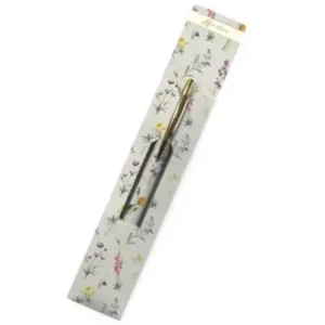 Penna a scatto linea "Wild Flowers" con astuccio segnalibro