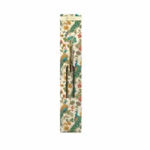Penna a scatto linea "Florentine Peacock" con astuccio segnalibro