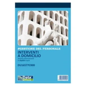Blocco interventi a domicilio del cliente - 50/50 copie autoric - 21,5 x 14,8 cm
