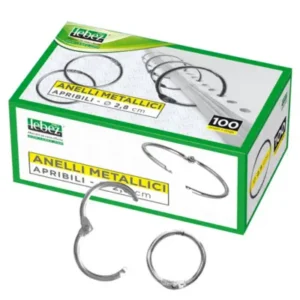 *PROMO PACK* Anelli metallici - 4 cm - per rilegatura