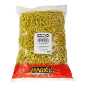 Elastici - diametro 3 cm - 1 kg - gomma - giallo
