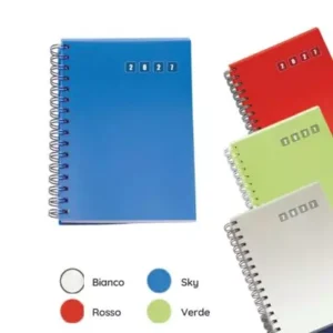 Agenda spiralata settimanale s/d abbinati
