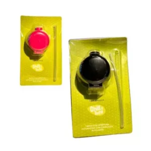 Tappo Con Apertura Automatica Con Cannuccia in silicone IDEAMANIA chill e refill