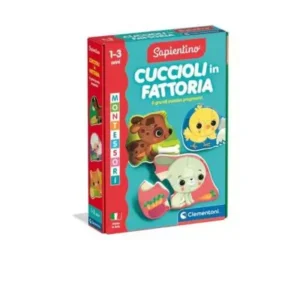 Clementoni Montessori Cuccioli In Fattoria